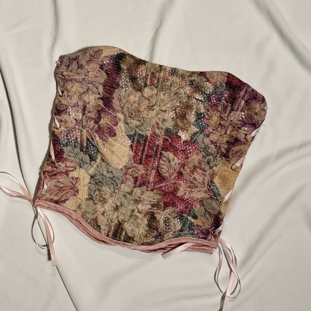 Vintage Flower Corset/Bustier